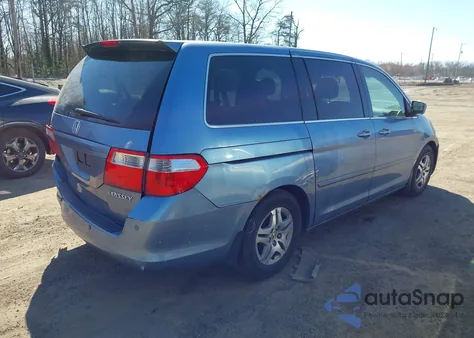 2005 Honda Odyssey Ex-L из США, поврежденный, VIN 5FNRL38795B085138